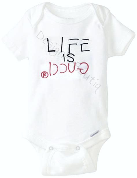 gucci babymuts|life is Gucci baby onesie.